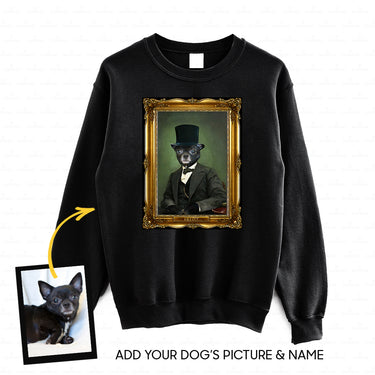 Personalized Dog Gift Idea - Royal Dog's Portrait 8 For Dog Lovers - Standard Crew Neck Sweatshirt